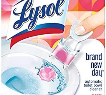 Lysol Click Gel Automatic Toilet Bowl Cleaner, Gel Toilet Bowl Cleaner, For Cleaning and Refreshing, Mango & Hibiscus, 6 applicators.