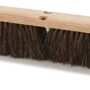 CFS Flo-Pac Heavy Floor Garage Sweep Head, 18 Inch Hardwood Block, 4 Inch Palmyra Bristles Trim