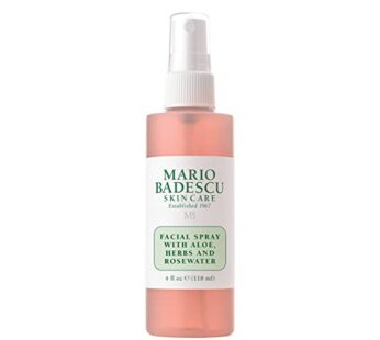 Mario Badescu Facial Spray with Aloe, Herbs and Rosewater for All Skin Types | Face Mist that Hydrates, Rejuvenates & Clarifies