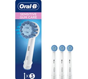 Oral-B Sensitive Gum Care Electric Toothbrush Replacement Brush Heads Refill, 3 Count