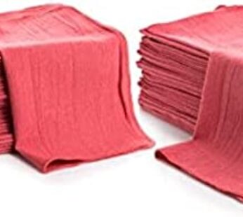 Simpli-Magic 79101 Shop Towels, 14″x12″, 50 Pack, Red