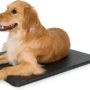 K&H PET PRODUCTS Original Lectro-Kennel Outdoor Heated Pad with Free Cover Black Large 22.5 X 28.5 Inches