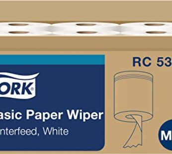 Tork Centerfeed Hand Towel White M23, One-at-a-time Dispensing, 6 x 530 Towels, RC530