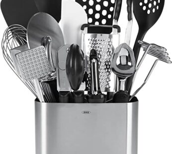 OXO Good Grips 15-Piece Everyday Kitchen Utensil Set, Silver