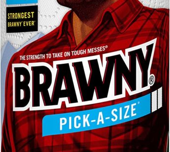 Brawny® Pick-A-Size® Paper Towels, 1 Mega Roll = 4 Regular Rolls